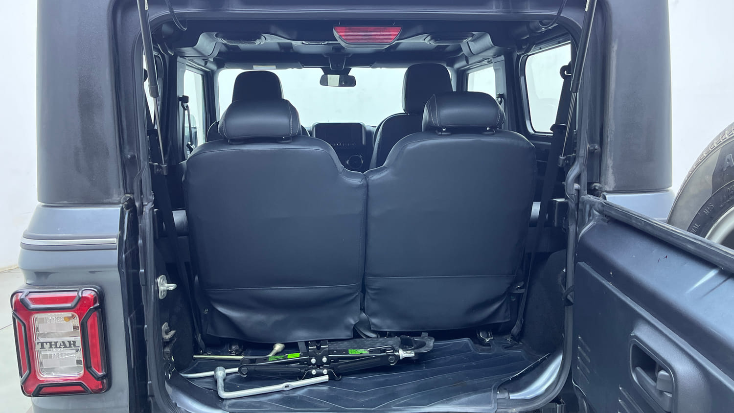 Used 2021 mahindra Thar LX Hard Top Diesel AT 4WD Diesel Automatic interior DICKY INSIDE VIEW