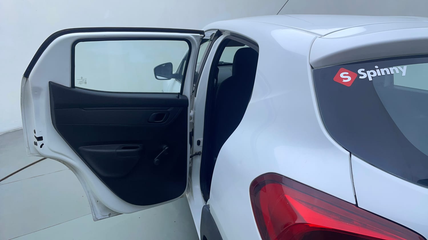 Used 2018 Renault Kwid 1.0 RXT AMT Opt Petrol Automatic interior LEFT REAR DOOR OPEN VIEW