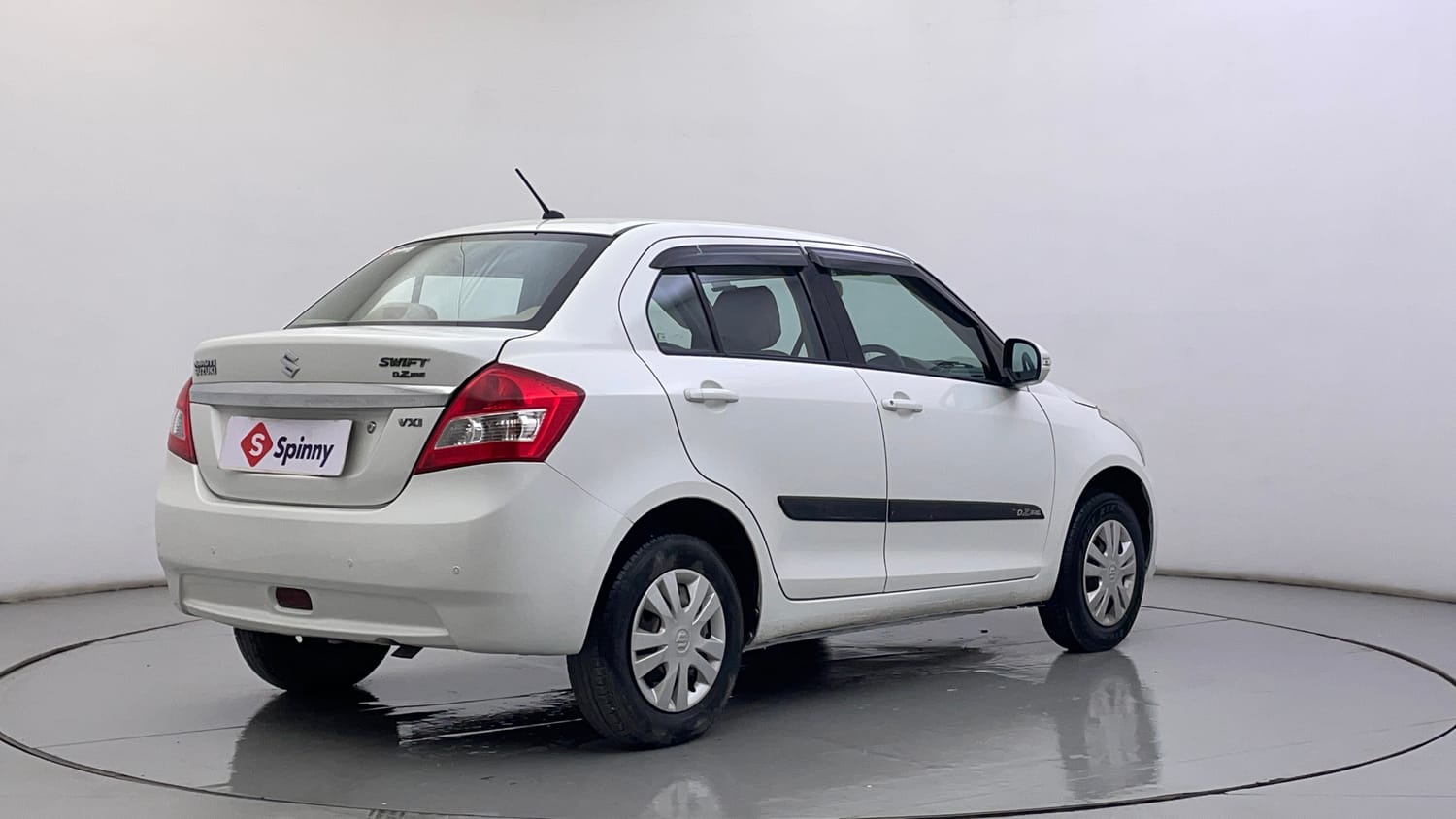 Used 2013 Maruti Suzuki Swift Dzire VXI Petrol Manual exterior RIGHT REAR CORNER VIEW