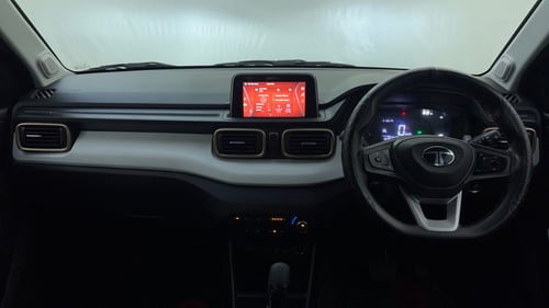 Used 2024 Tata Punch Accomplished Dazzle AMT Sunroof Petrol Automatic interior DASHBOARD VIEW
