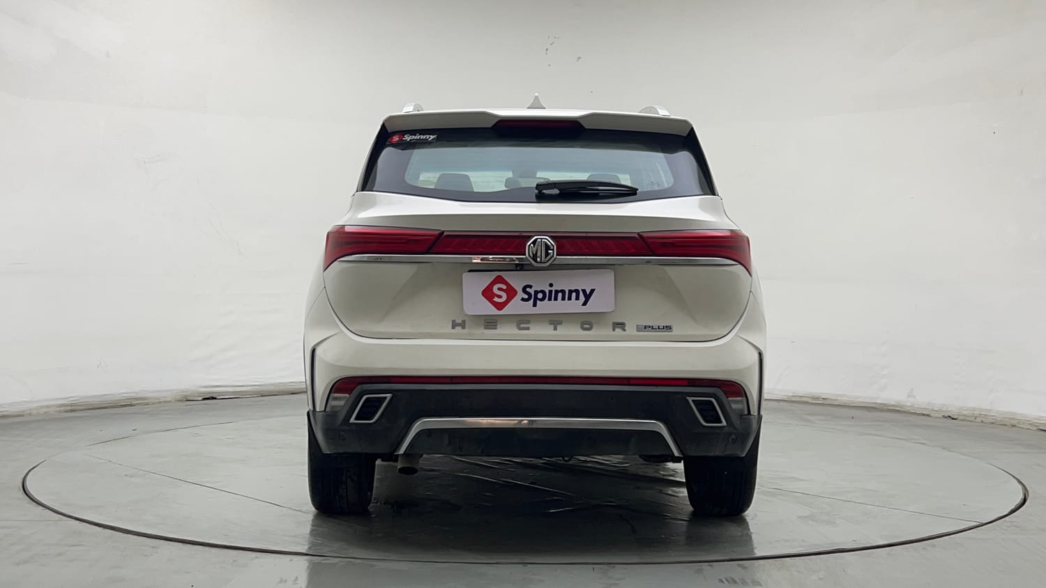 Used 2023 MG Motors Hector Plus Sharp Pro 2.0 Turbo Diesel 7 STR Diesel Manual exterior BACK VIEW