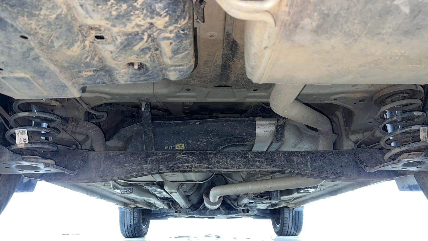 Used 2024 Hyundai Creta 1.5 CRDi Diesel MT DSL S(O) Diesel Manual extra REAR UNDERBODY VIEW (TAKEN FROM REAR)