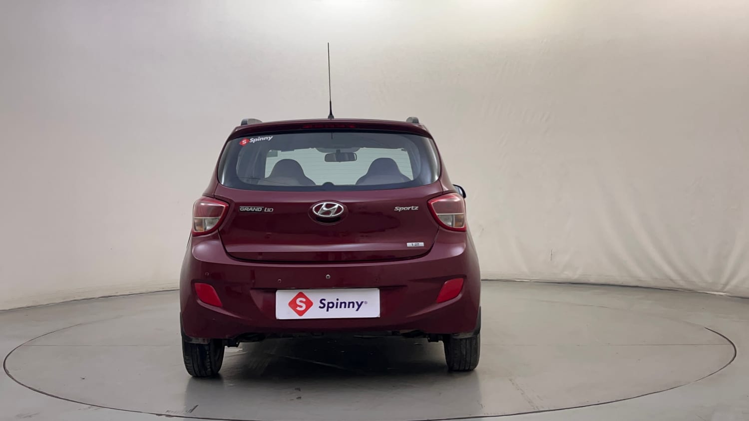 Used 2015 Hyundai Grand i10 Sportz 1.2 Kappa VTVT Petrol Manual exterior BACK VIEW