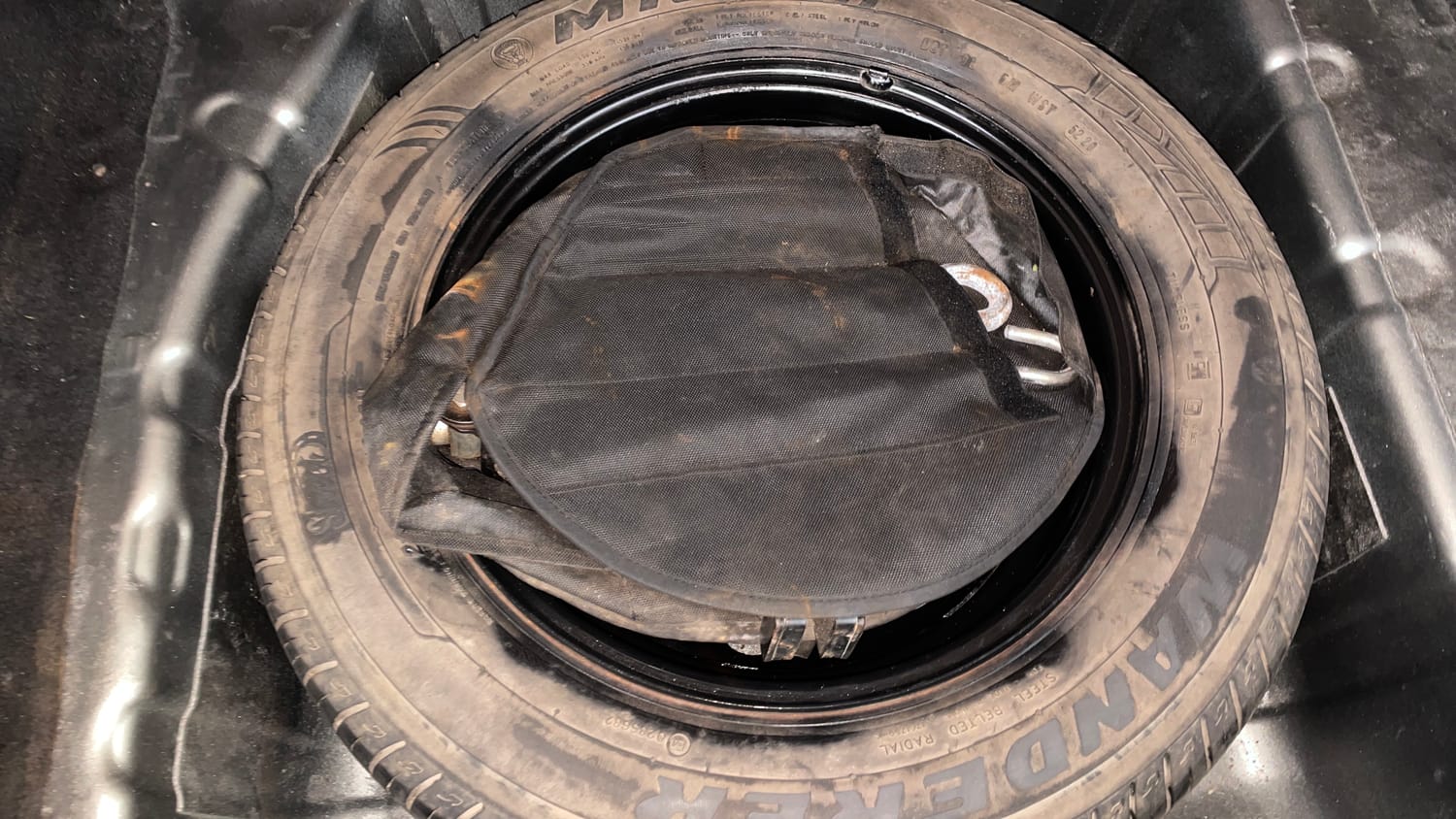 Used 2021 Tata Nexon EV XZ Plus Electric Automatic tyres SPARE TYRE VIEW