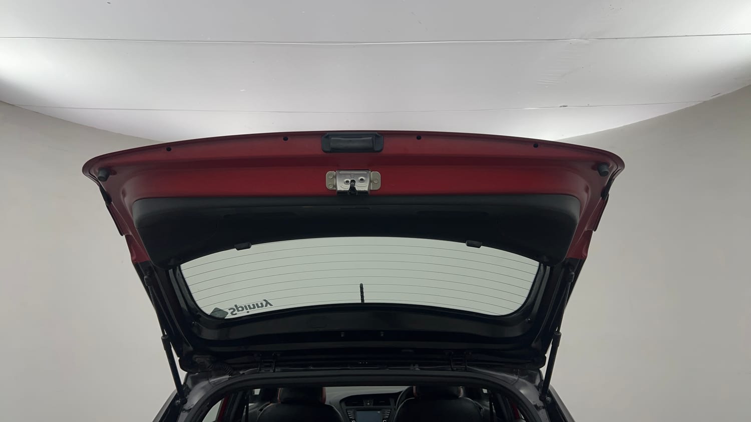 Used 2017 Hyundai Elite i20 Asta 1.2 Dual Tone Petrol Manual interior DICKY DOOR OPEN VIEW