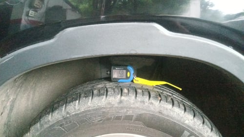 Used 2025 Skoda Kylaq Signature Petrol Manual tyres LEFT FRONT TYRE TREAD VIEW