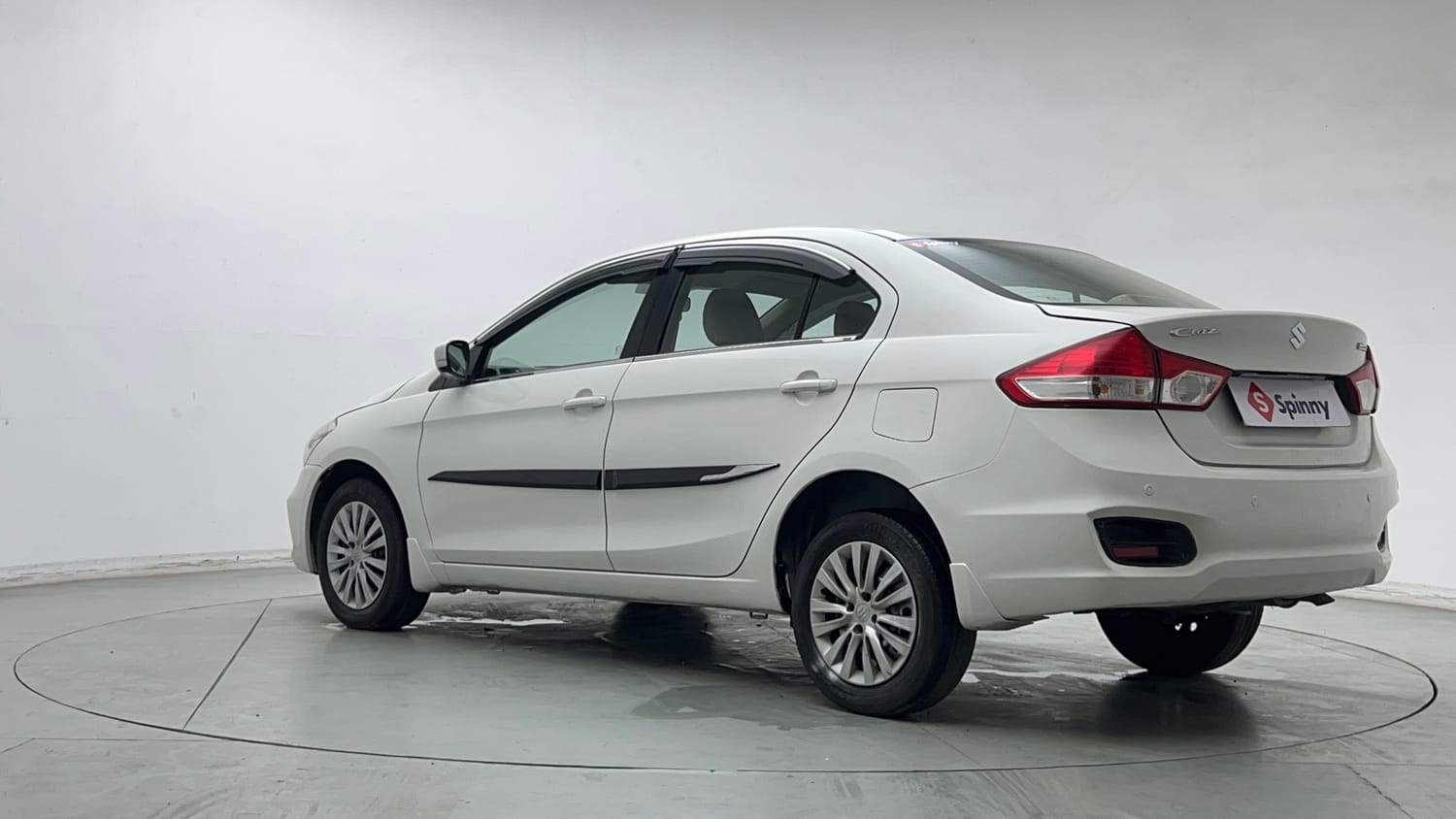 Used 2024 Maruti Suzuki Ciaz Sigma 1.5 Petrol Manual exterior LEFT REAR CORNER VIEW