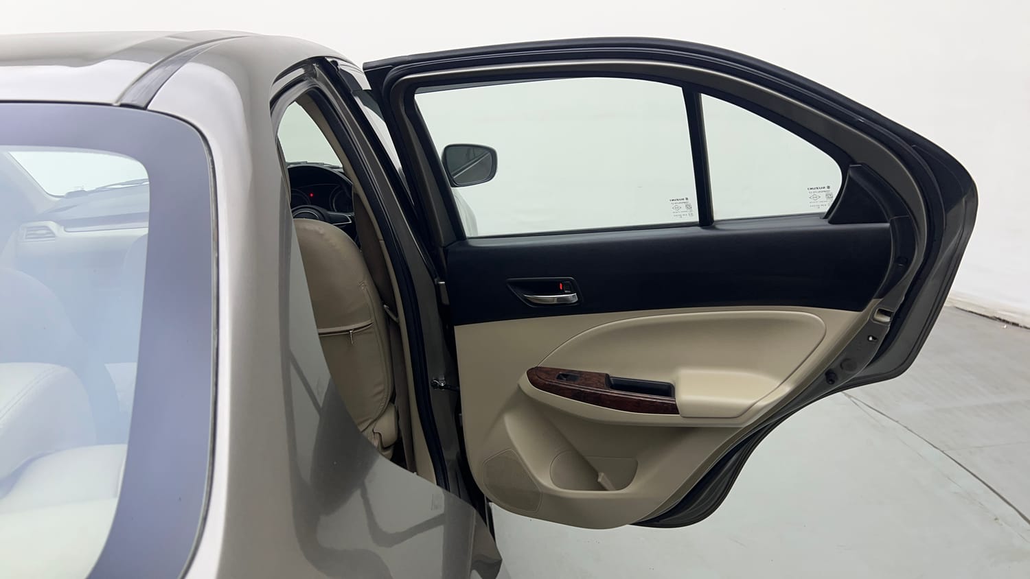 Used 2018 Maruti Suzuki Dzire VXi AMT Petrol Automatic interior RIGHT REAR DOOR OPEN VIEW