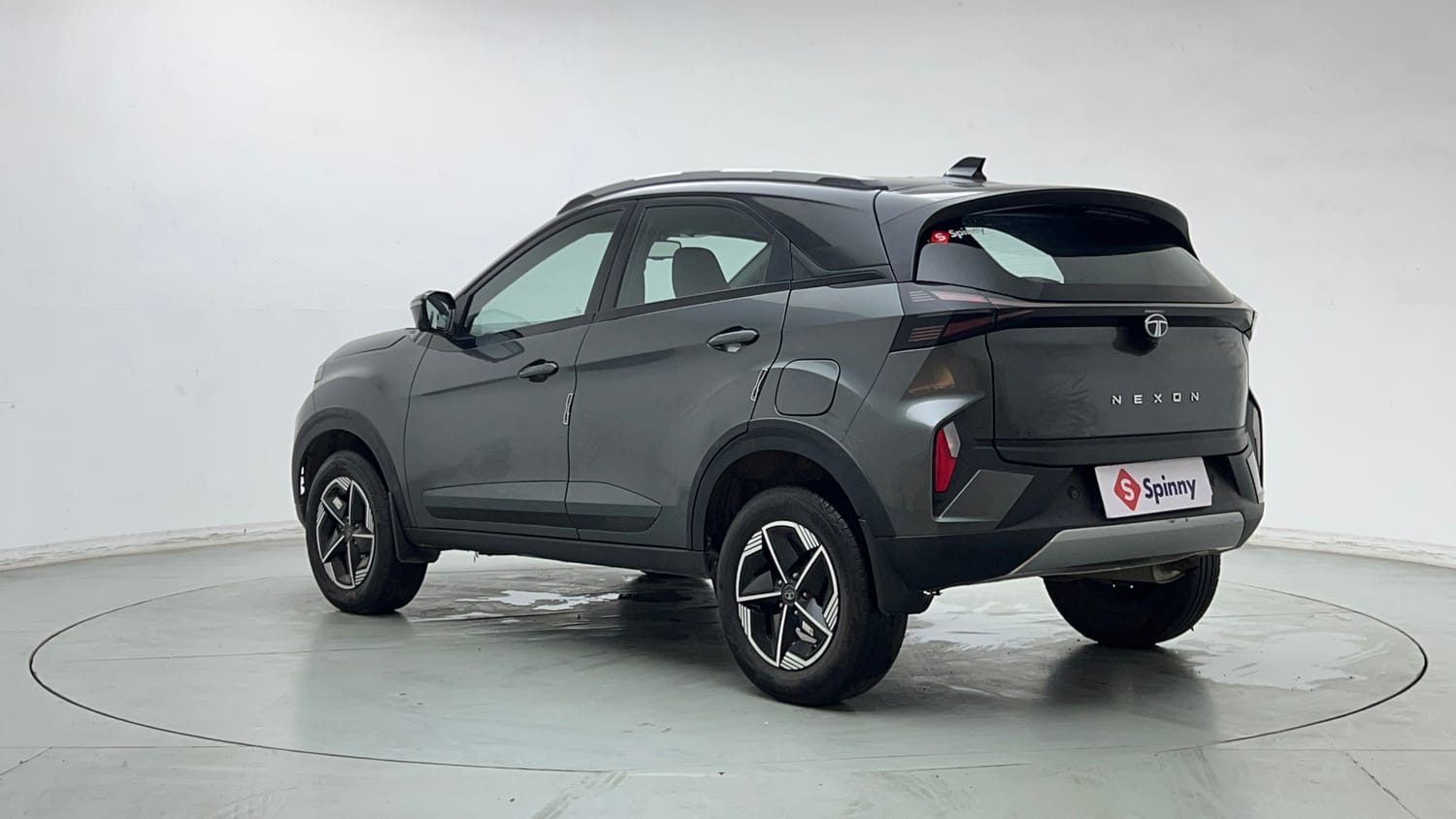 Used 2024 tata Nexon Fearless S 1.2 Revotron Petrol 7DCA Dual Tone Petrol Automatic exterior LEFT REAR CORNER VIEW