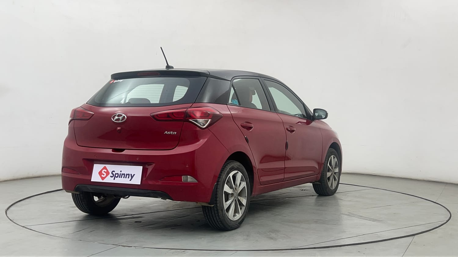 Used 2017 Hyundai Elite i20 Asta 1.2 Dual Tone Petrol Manual exterior RIGHT REAR CORNER VIEW