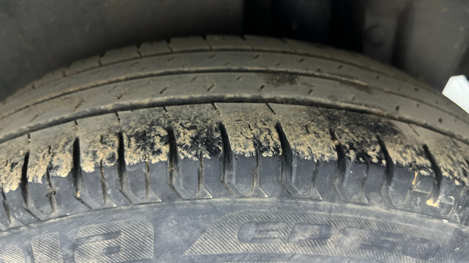 Used 2015 Maruti Suzuki Swift Dzire VXI Petrol Manual tyres LEFT REAR TYRE TREAD VIEW