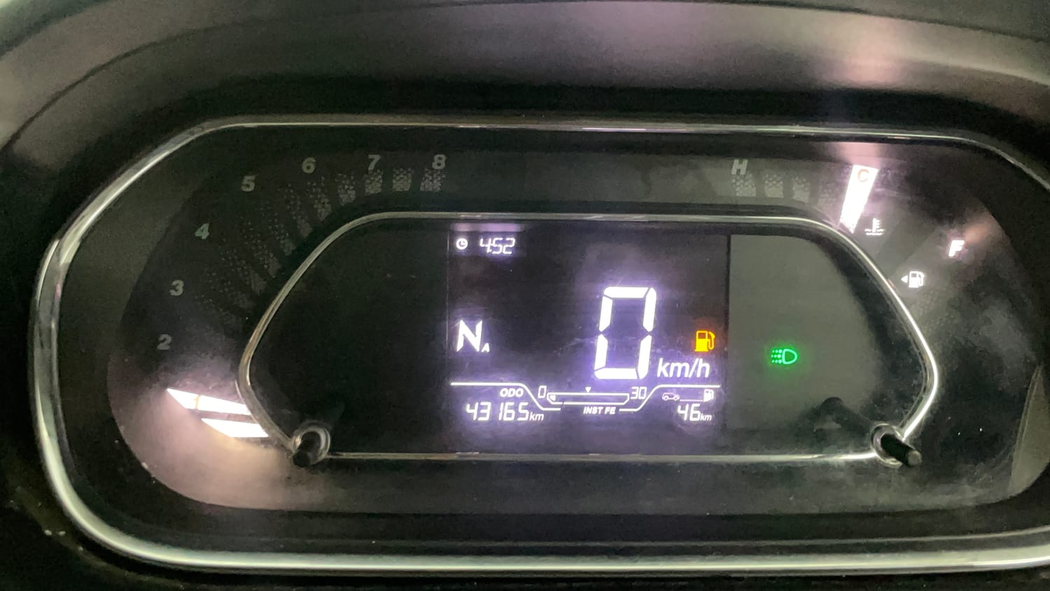 Used 2022 Tata Tigor XZA Plus Petrol Automatic interior CLUSTERMETER VIEW