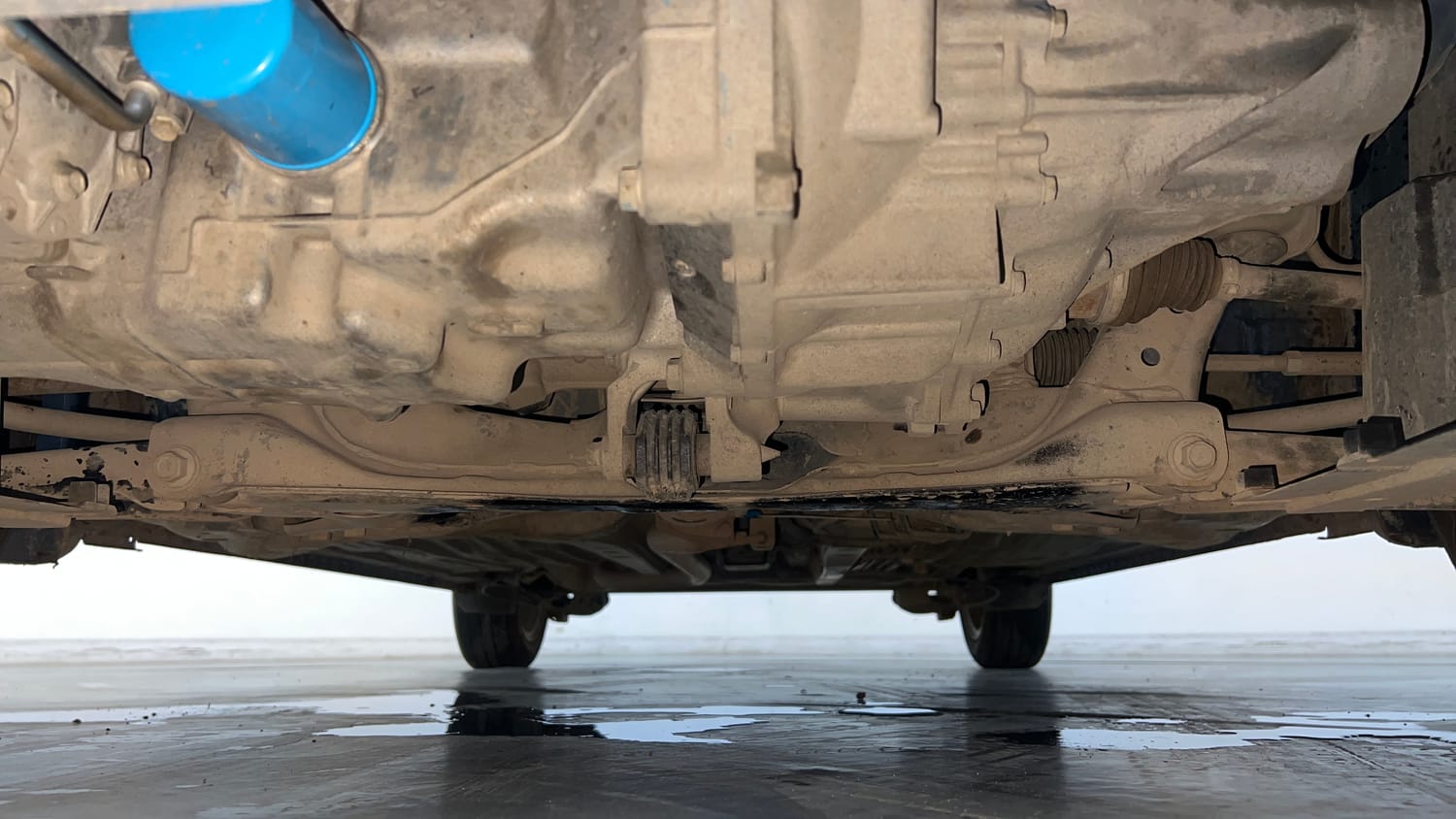 Used 2025 honda Amaze 2nd Generation VX 1.2 Petrol MT Petrol Manual extra FRONT LEFT UNDERBODY VIEW