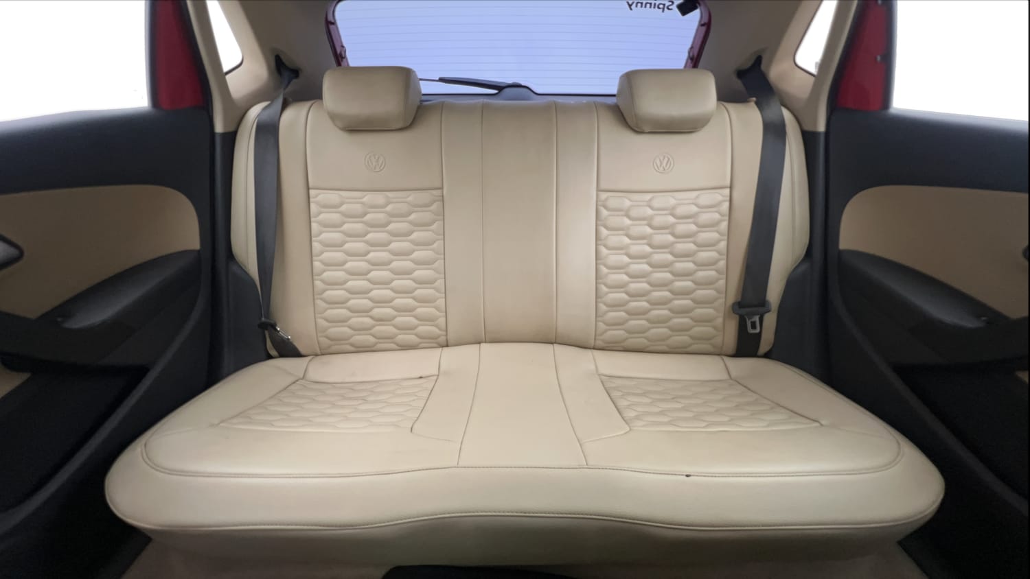 Used 2015 Volkswagen Polo Highline1.2L (P) Petrol Manual interior REAR SEAT CONDITION VIEW