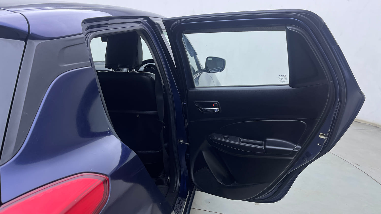 Used 2018 Maruti Suzuki Swift VXi AMT Petrol Automatic interior RIGHT REAR DOOR OPEN VIEW