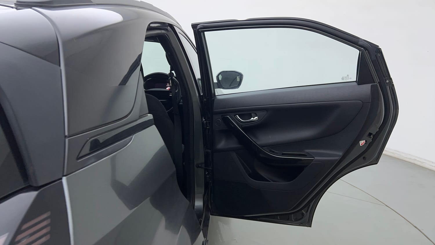 Used 2024 tata Nexon Fearless S 1.2 Revotron Petrol 7DCA Dual Tone Petrol Automatic interior RIGHT REAR DOOR OPEN VIEW
