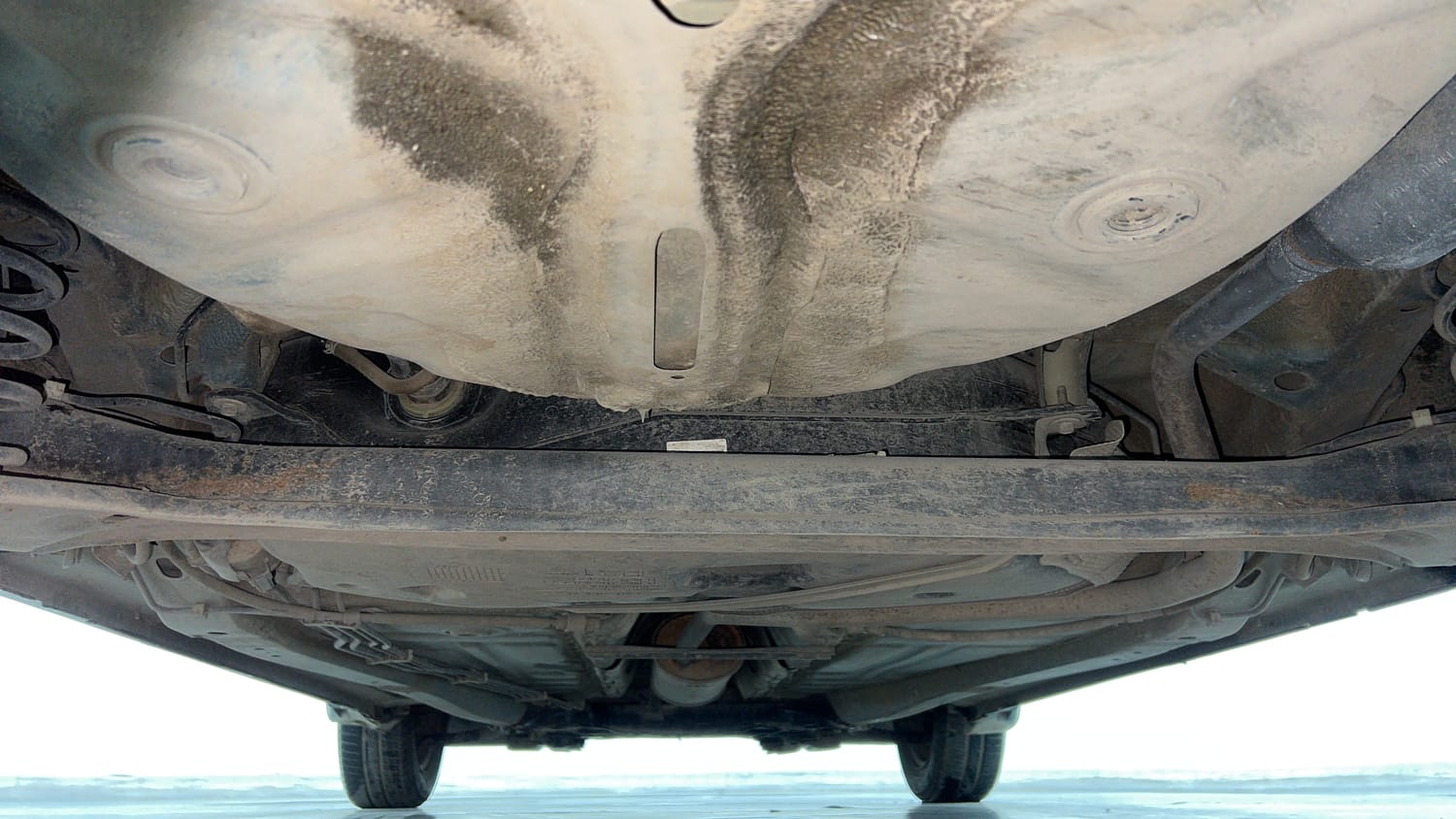 Used 2017 Maruti Suzuki Baleno Delta 1.2 Petrol Manual extra REAR UNDERBODY VIEW (TAKEN FROM REAR)