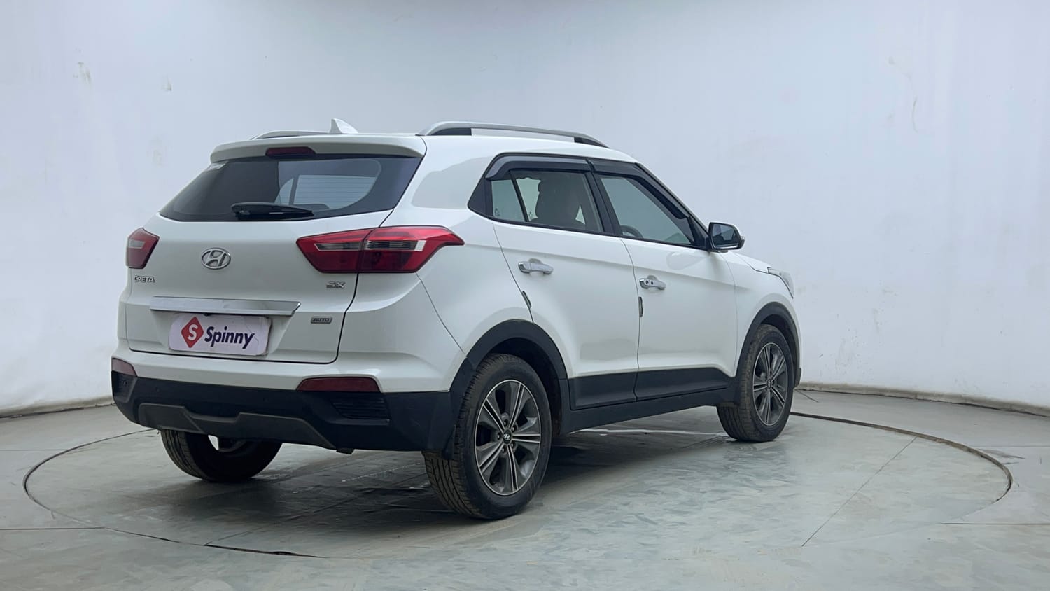 Used 2018 Hyundai Creta SX Plus 1.6 AT Petrol Petrol Automatic exterior RIGHT REAR CORNER VIEW