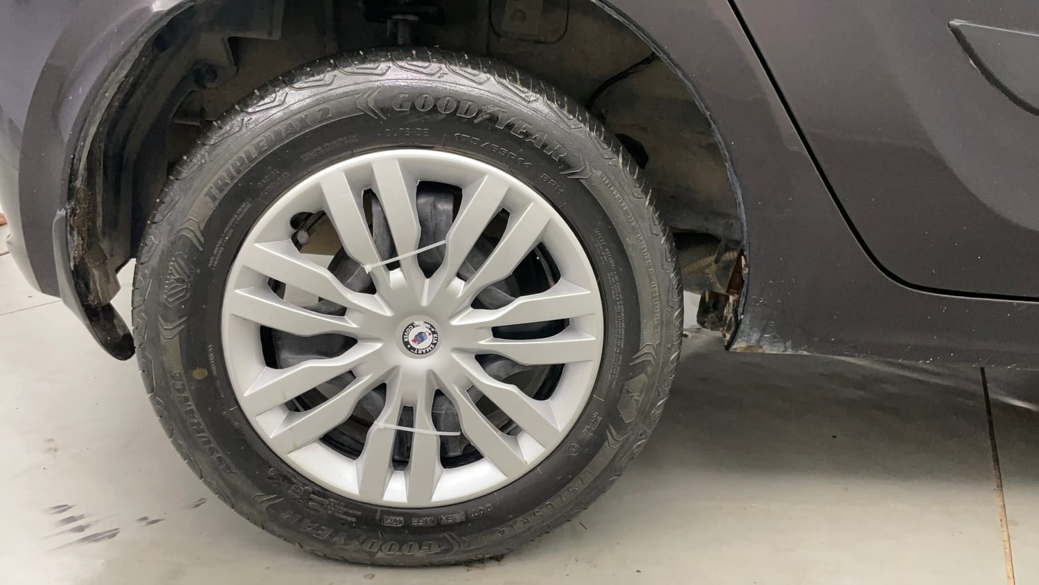 Used 2023 Tata Tiago XZ Plus CNG Cng Manual tyres RIGHT REAR TYRE RIM VIEW
