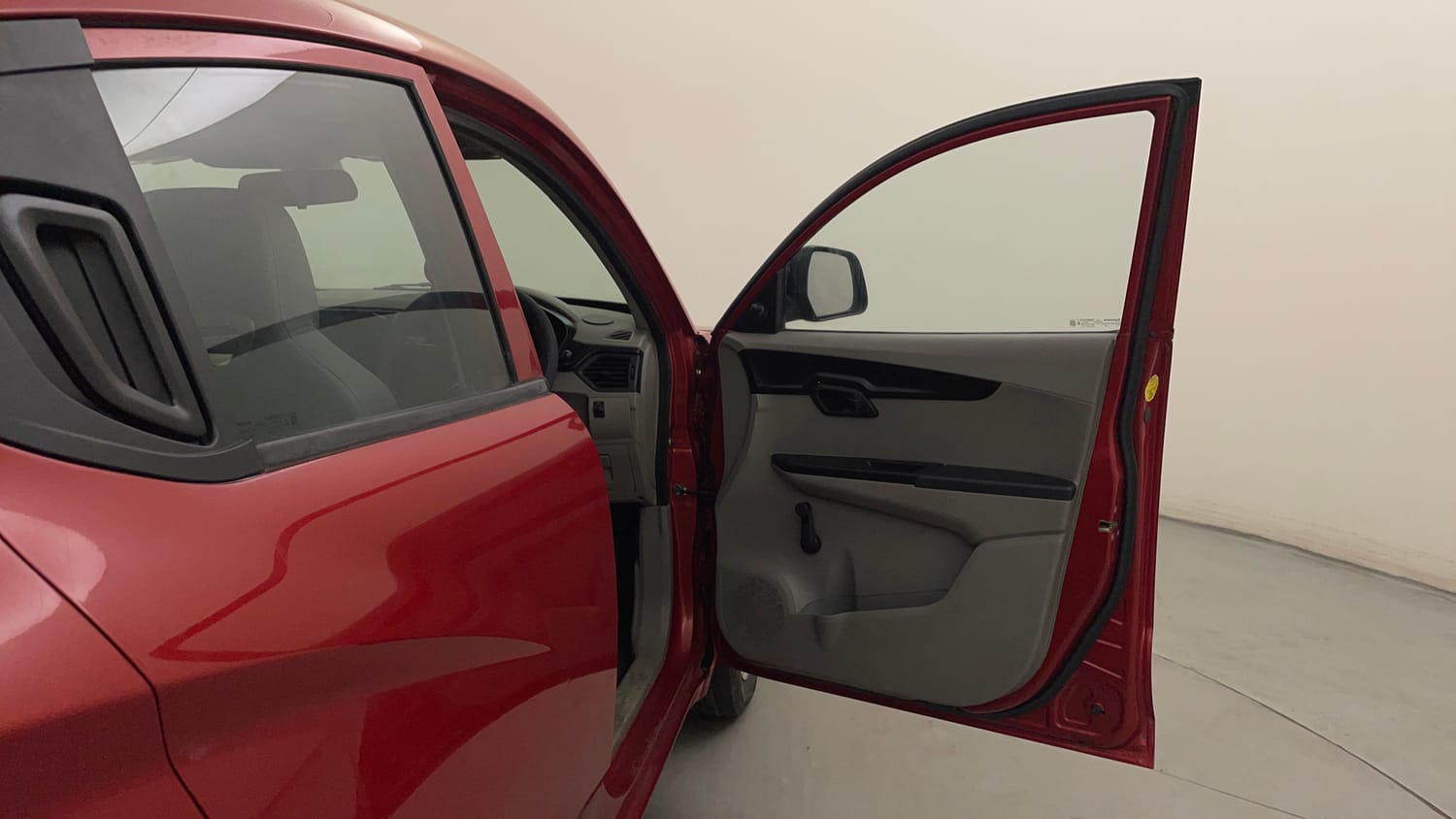 Used 2016 Mahindra KUV100 K2 Plus 6 STR Petrol Manual interior RIGHT FRONT DOOR OPEN VIEW