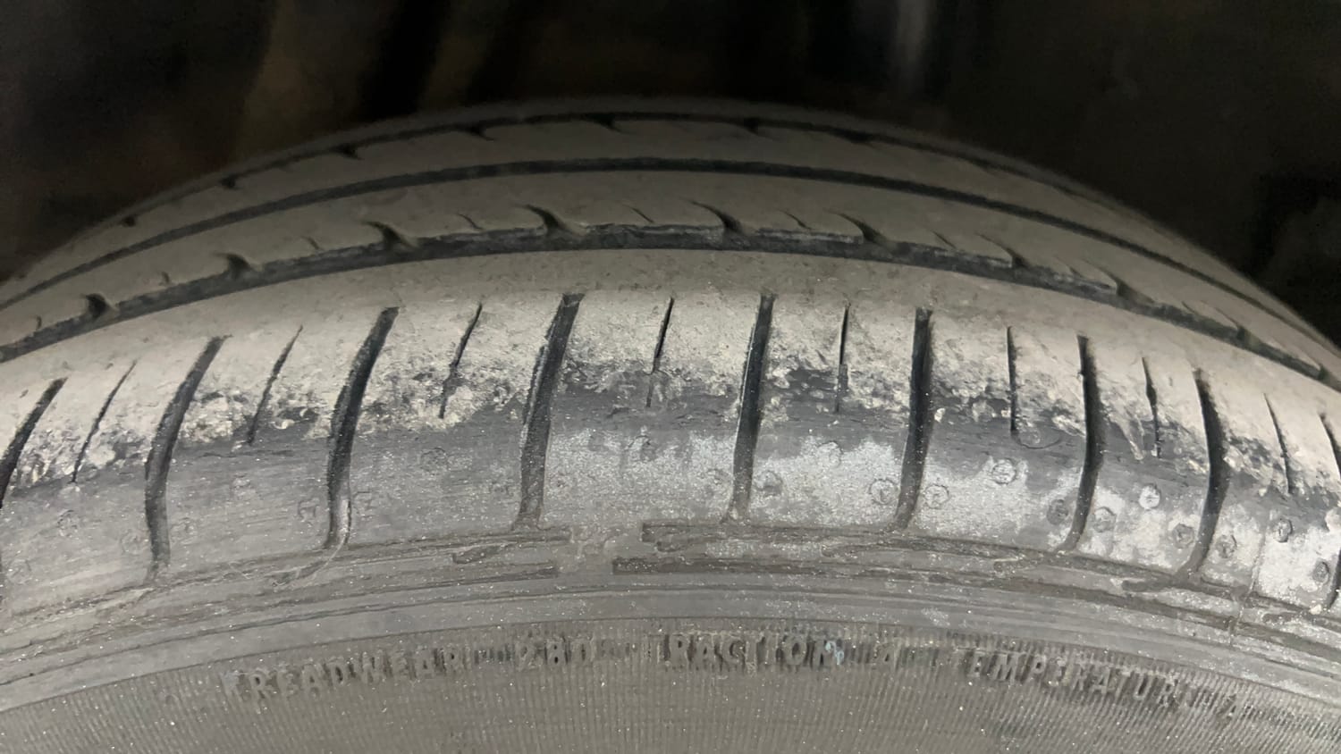 Used 2016 Honda City VX CVT Petrol Automatic tyres LEFT REAR TYRE TREAD VIEW