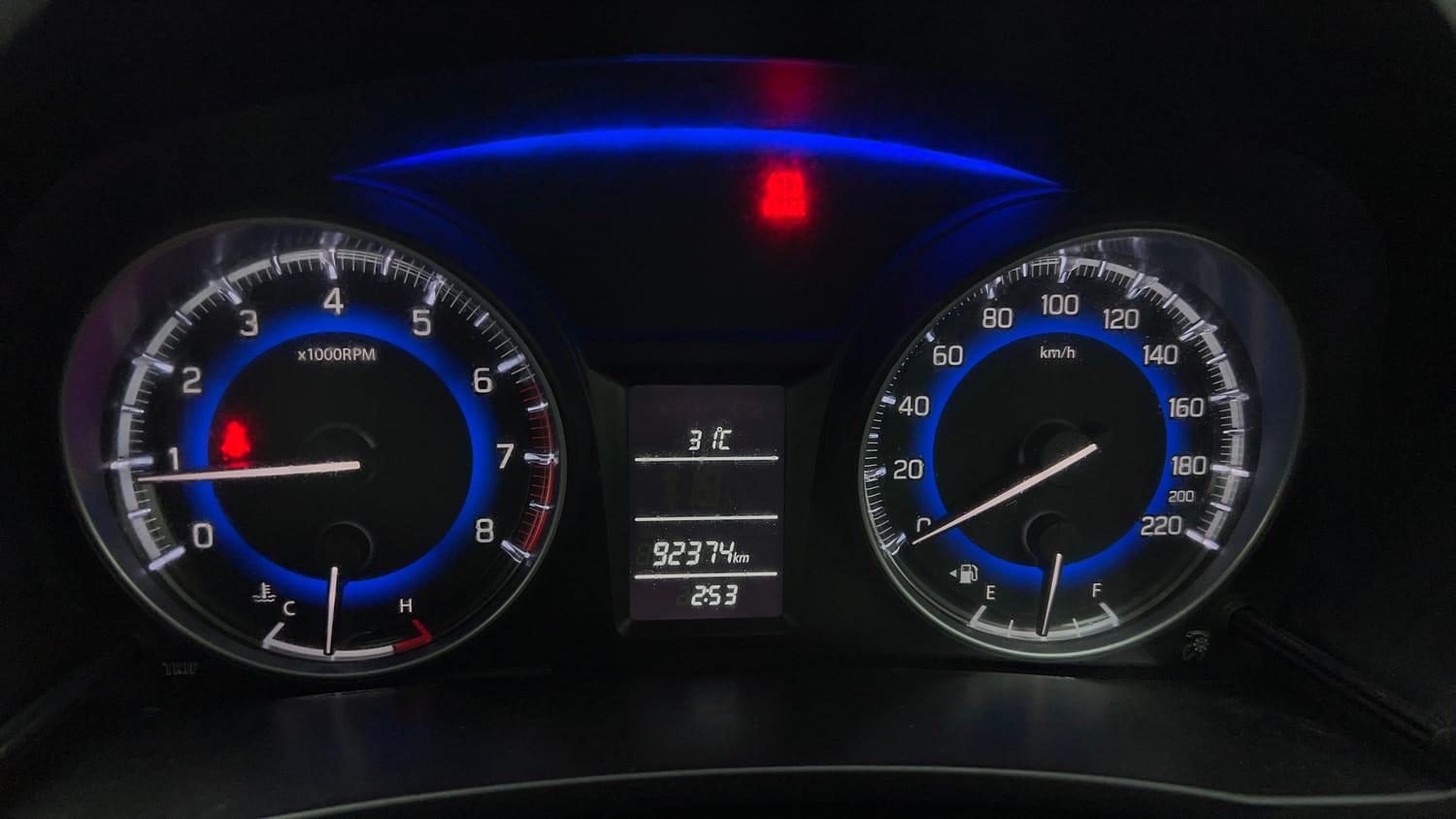 Used 2018 Maruti Suzuki Baleno Delta 1.2 Petrol Manual interior CLUSTERMETER VIEW
