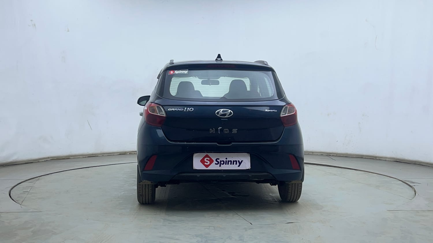 Used 2021 Hyundai Grand i10 Nios Sportz 1.2 Kappa VTVT Petrol Manual exterior BACK VIEW