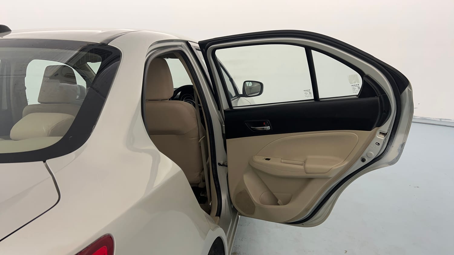 Used 2018 Maruti Suzuki Dzire VXi AMT Petrol Automatic interior RIGHT REAR DOOR OPEN VIEW