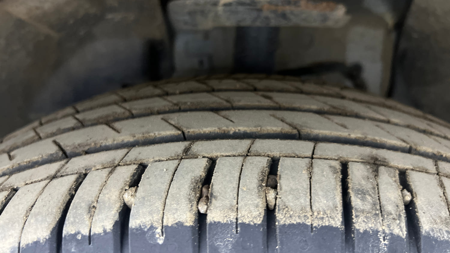 Used 2026 Tata Curvv EV Empowered X 55 Electric Automatic tyres LEFT FRONT TYRE TREAD VIEW