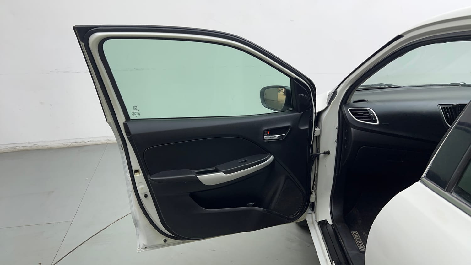 Used 2016 Maruti Suzuki Baleno Zeta 1.2 AT Petrol Automatic interior LEFT FRONT DOOR OPEN VIEW