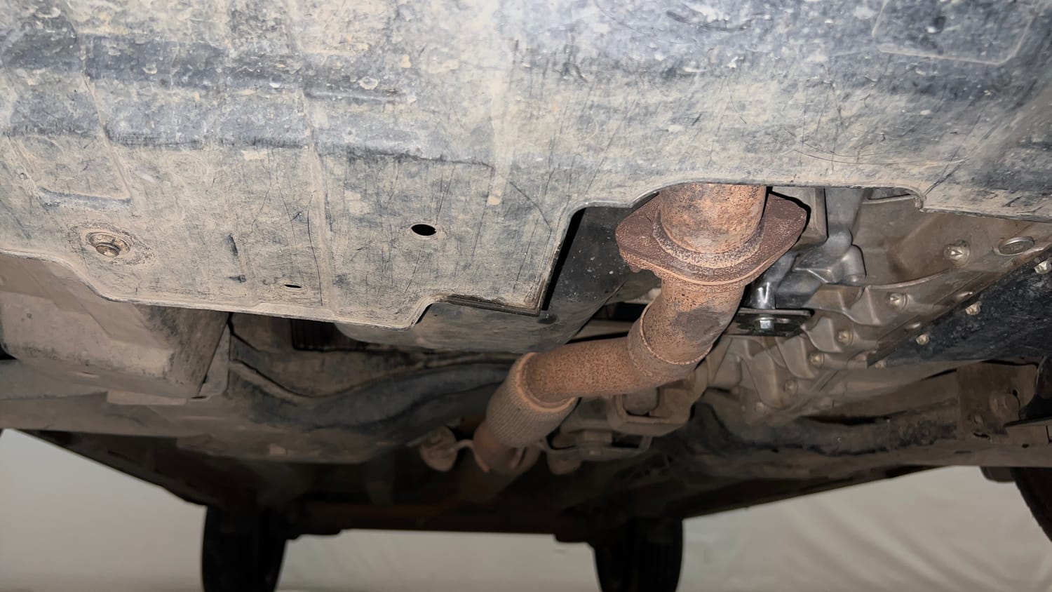 Used 2024 Tata Curvv Creative Plus S 1.2 Revotron Petrol 7DCA Petrol Automatic extra FRONT LEFT UNDERBODY VIEW