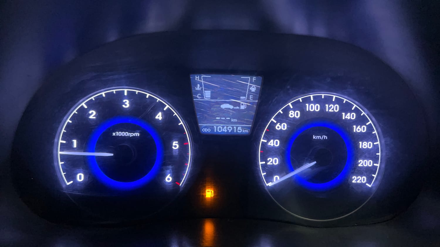 Used 2017 Hyundai Verna 1.6 CRDI SX (O) Diesel Manual interior CLUSTERMETER VIEW