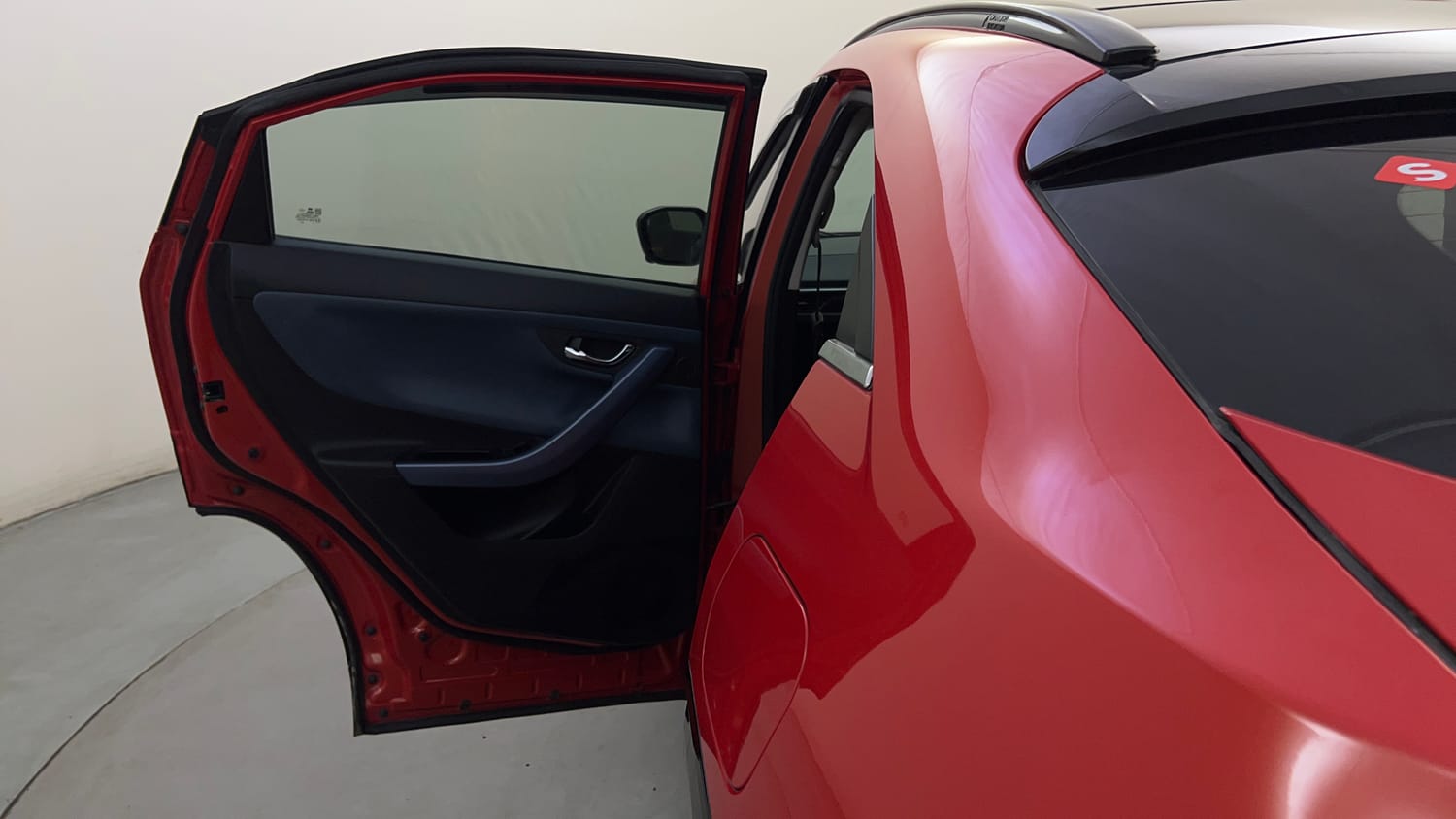 Used 2024 Tata Curvv Creative Plus S 1.2 Revotron Petrol 7DCA Petrol Automatic interior LEFT REAR DOOR OPEN VIEW