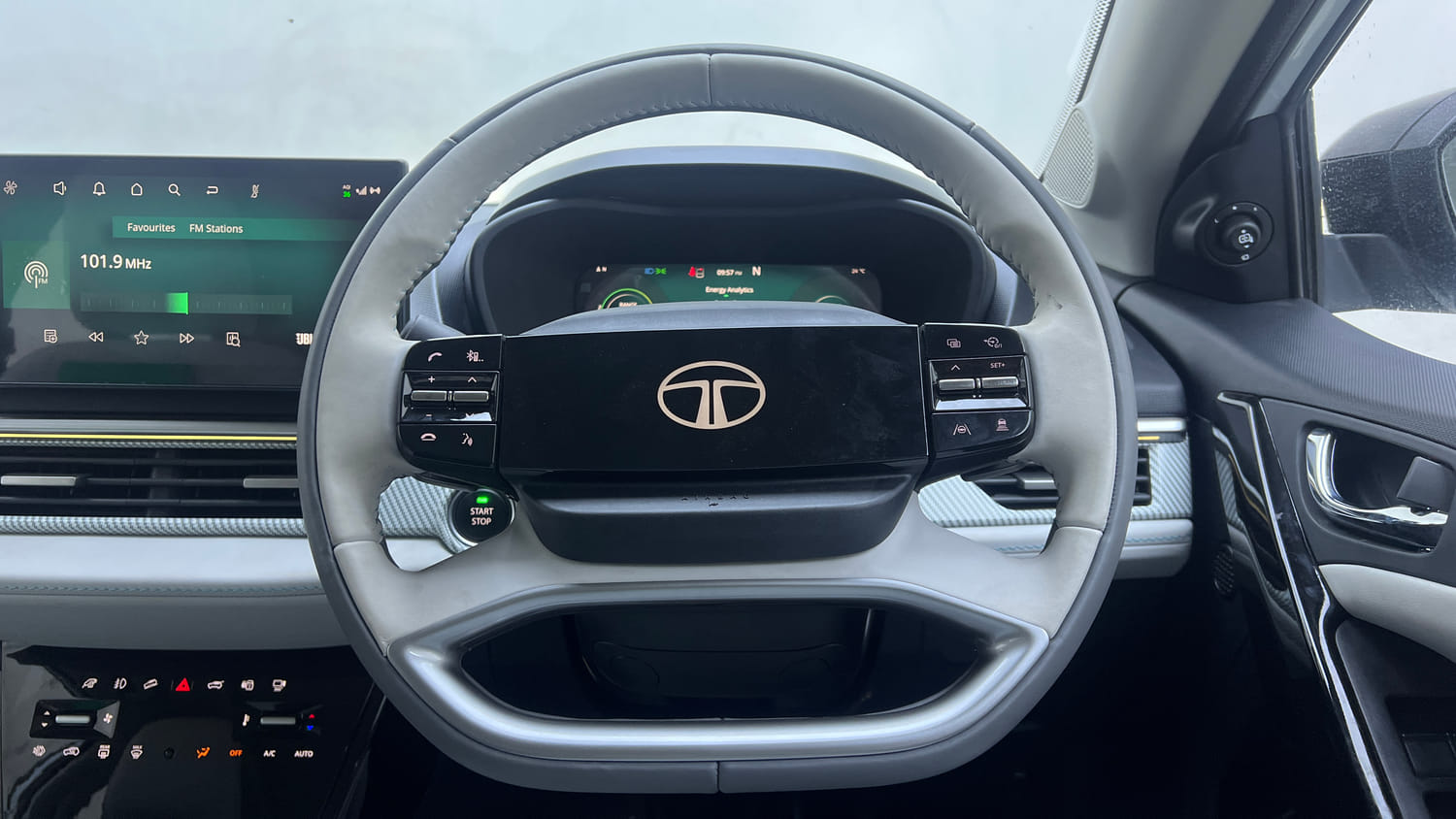 Used 2026 Tata Curvv EV Empowered X 55 Electric Automatic interior STEERING VIEW