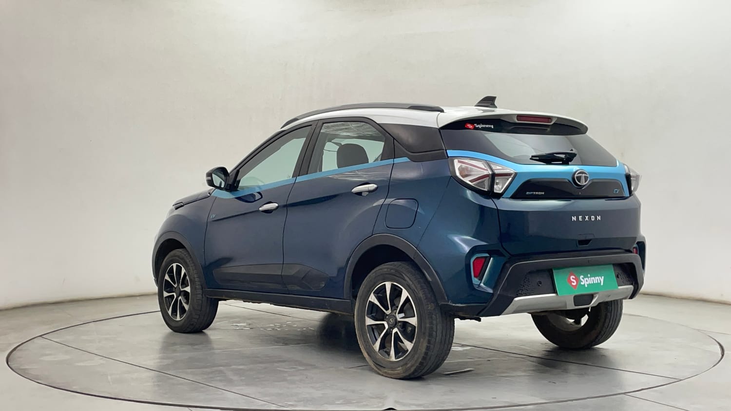 Used 2021 Tata Nexon EV XZ Plus Electric Automatic exterior LEFT REAR CORNER VIEW