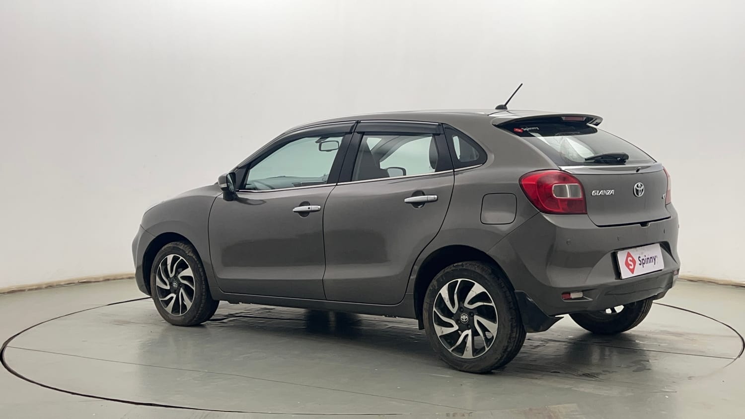 Used 2020 Toyota Glanza G CVT Petrol Automatic exterior LEFT REAR CORNER VIEW