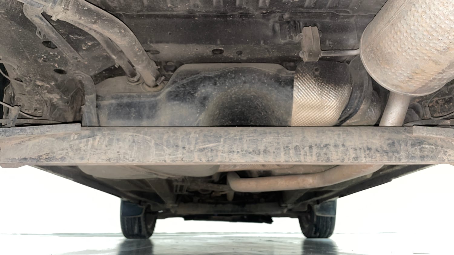 Used 2021 Ford EcoSport Titanium 1.5L TDCi Diesel Manual extra REAR UNDERBODY VIEW (TAKEN FROM REAR)