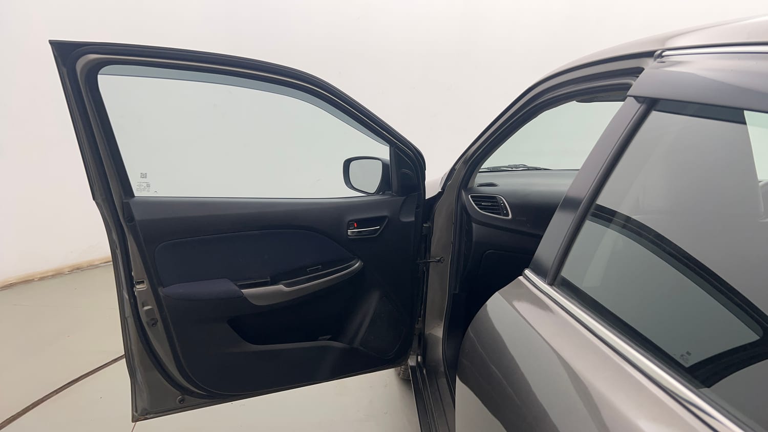 Used 2020 Toyota Glanza G CVT Petrol Automatic interior LEFT FRONT DOOR OPEN VIEW