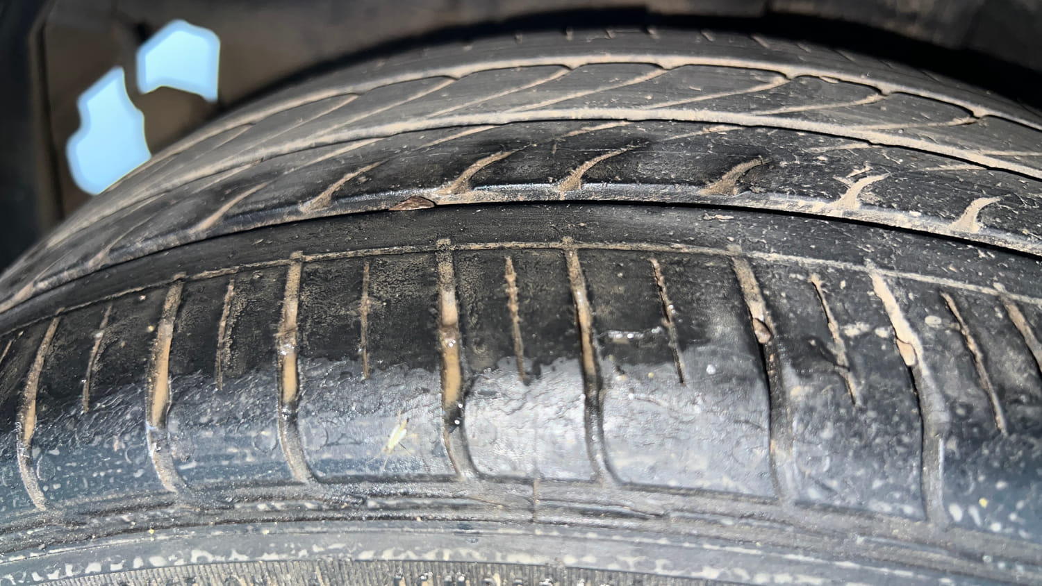 Used 2021 Tata Tiago XZ Plus Petrol Manual tyres RIGHT REAR TYRE TREAD VIEW