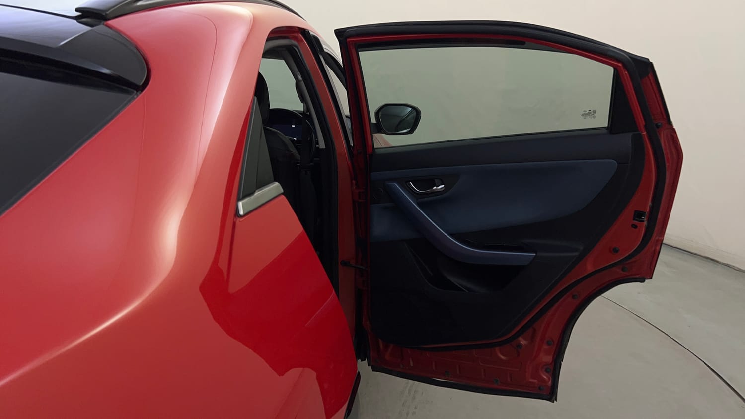 Used 2024 Tata Curvv Creative Plus S 1.2 Revotron Petrol 7DCA Petrol Automatic interior RIGHT REAR DOOR OPEN VIEW