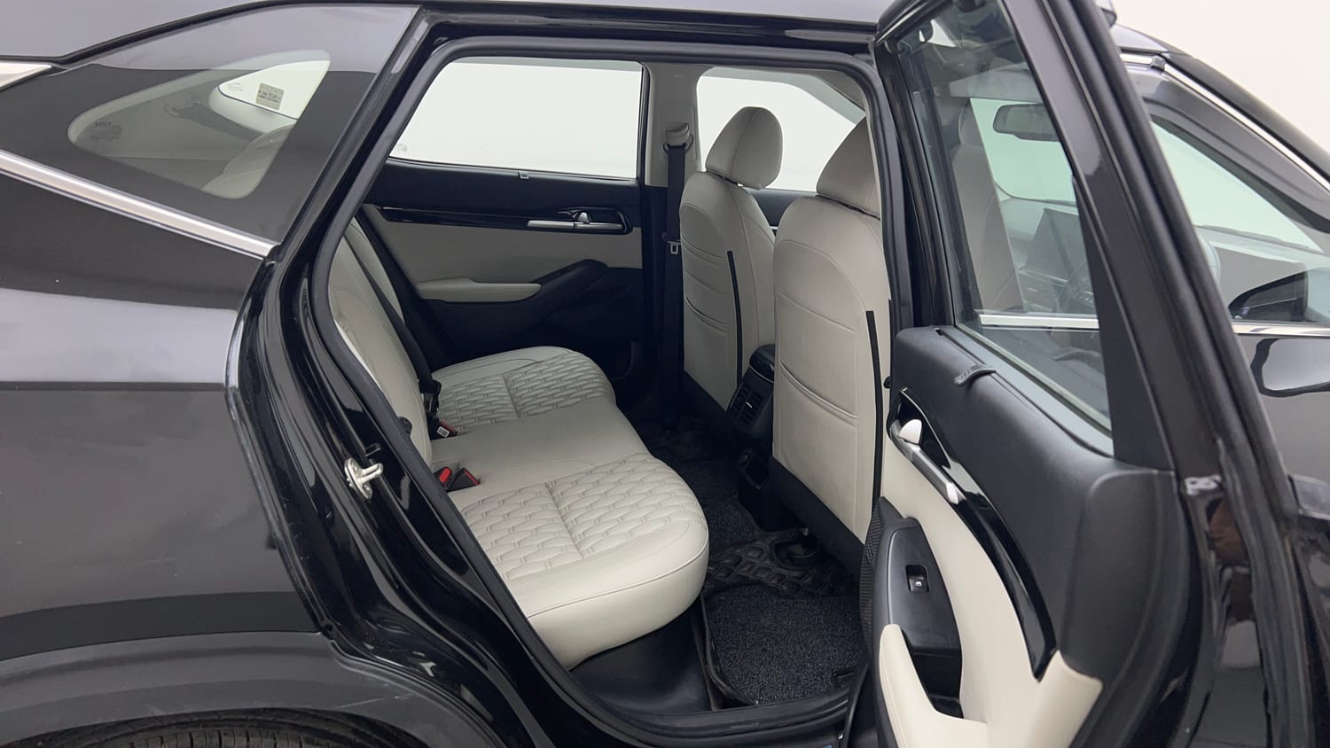 Used 2023 kia Seltos HTX 1.5 Petrol IVT Petrol Automatic interior RIGHT SIDE REAR DOOR CABIN VIEW