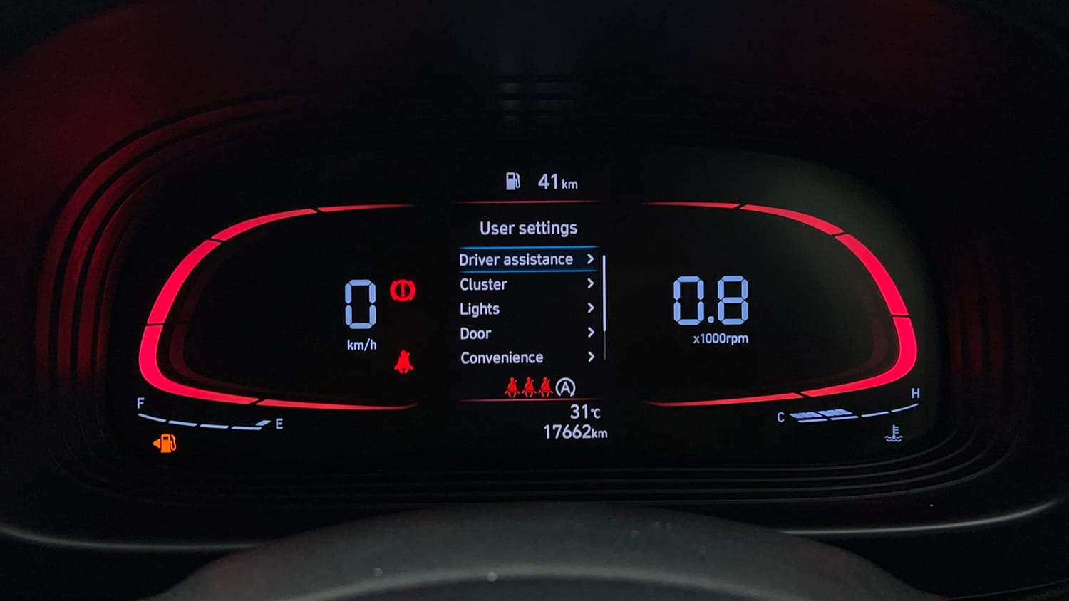 Used 2023 Hyundai Venue S (O) 1.2 Petrol Petrol Manual interior CLUSTERMETER VIEW