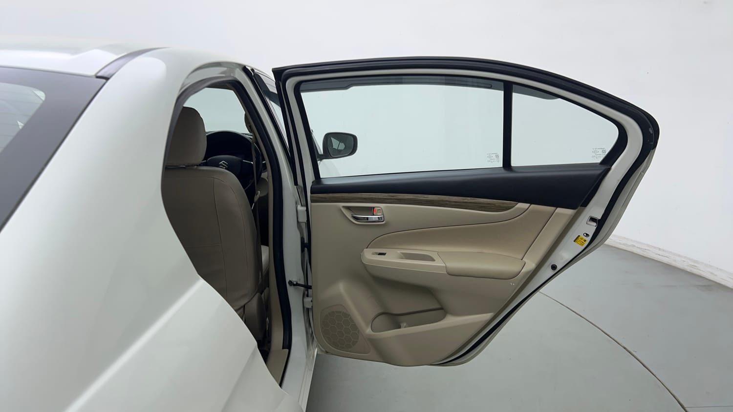 Used 2024 Maruti Suzuki Ciaz Sigma 1.5 Petrol Manual interior RIGHT REAR DOOR OPEN VIEW