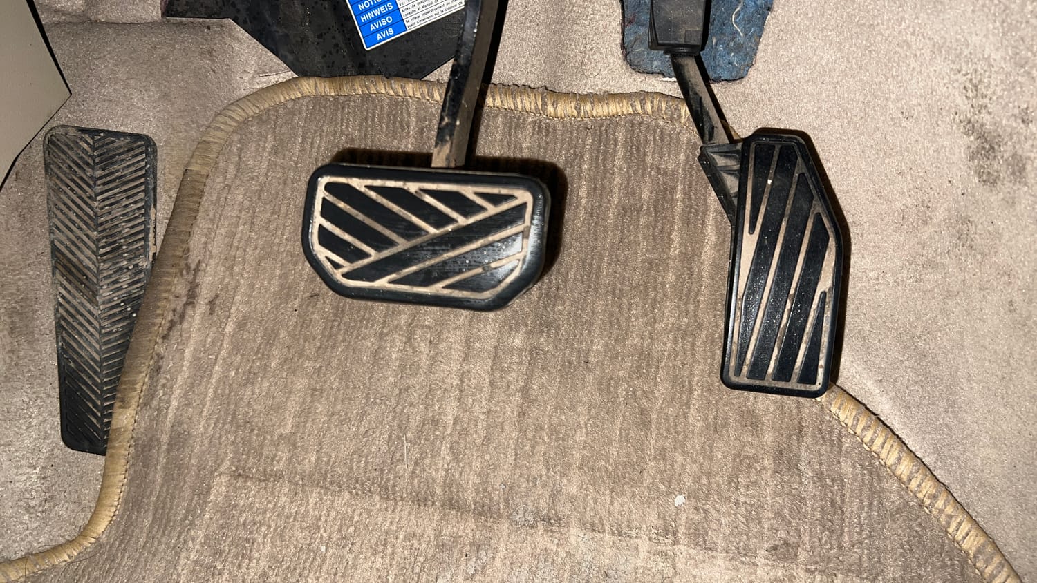 Used 2017 Maruti Suzuki Dzire VXi AMT Petrol Automatic interior PEDALS VIEW