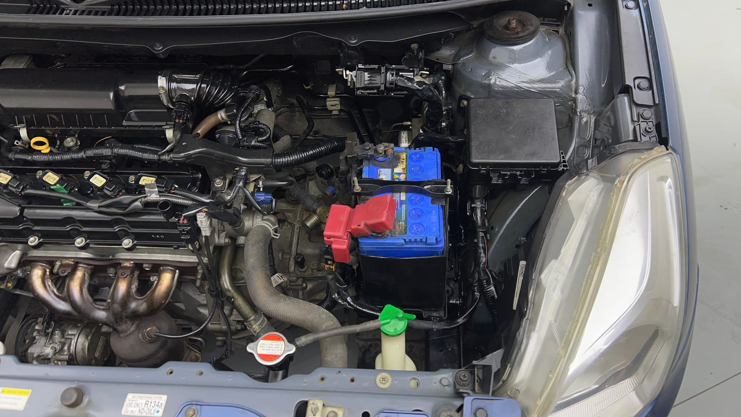 Used 2017 Maruti Suzuki Baleno Delta 1.2 Petrol Manual engine ENGINE LEFT SIDE VIEW