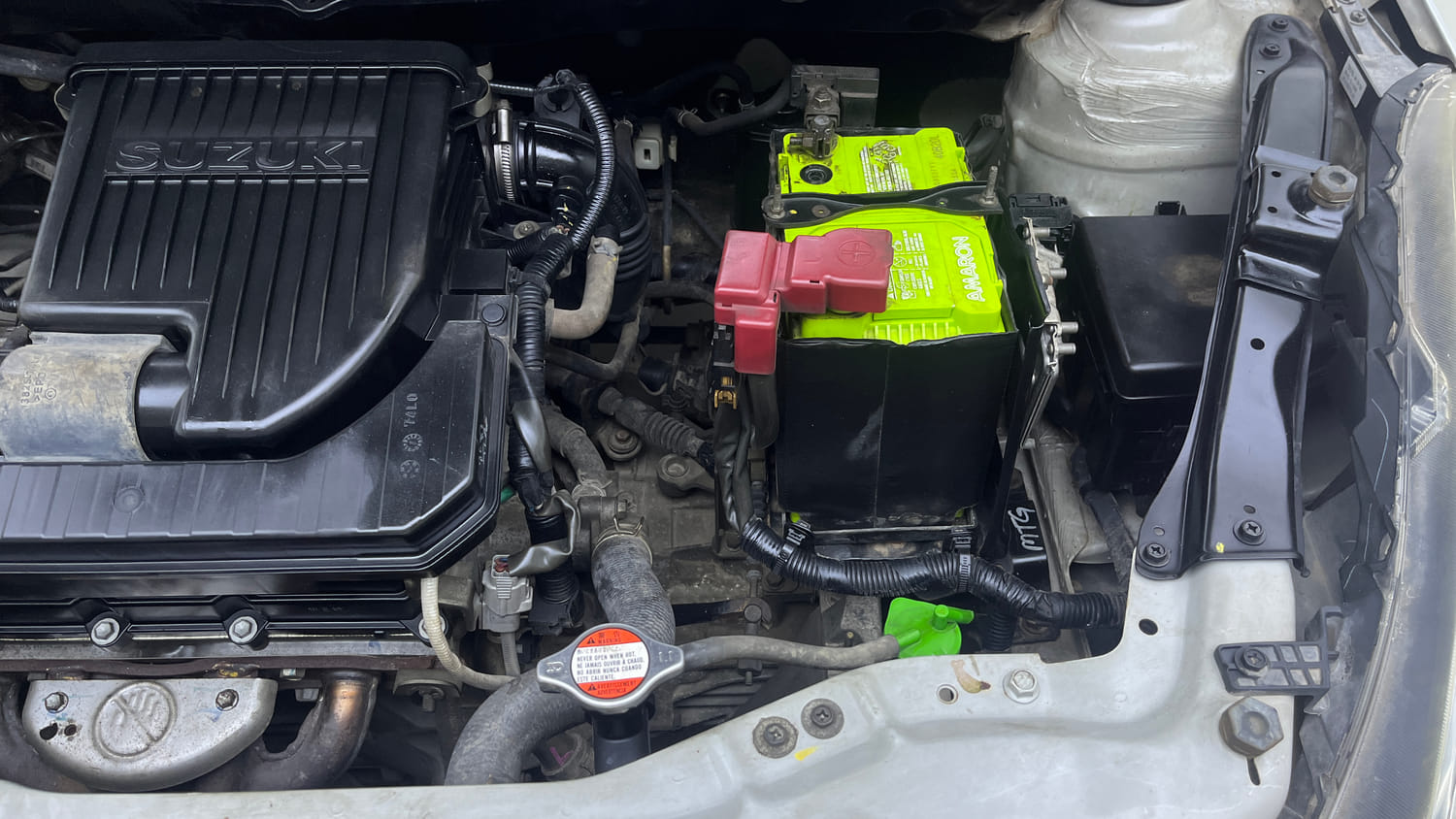 Used 2015 Maruti Suzuki Swift Dzire VXI Petrol Manual engine ENGINE LEFT SIDE VIEW