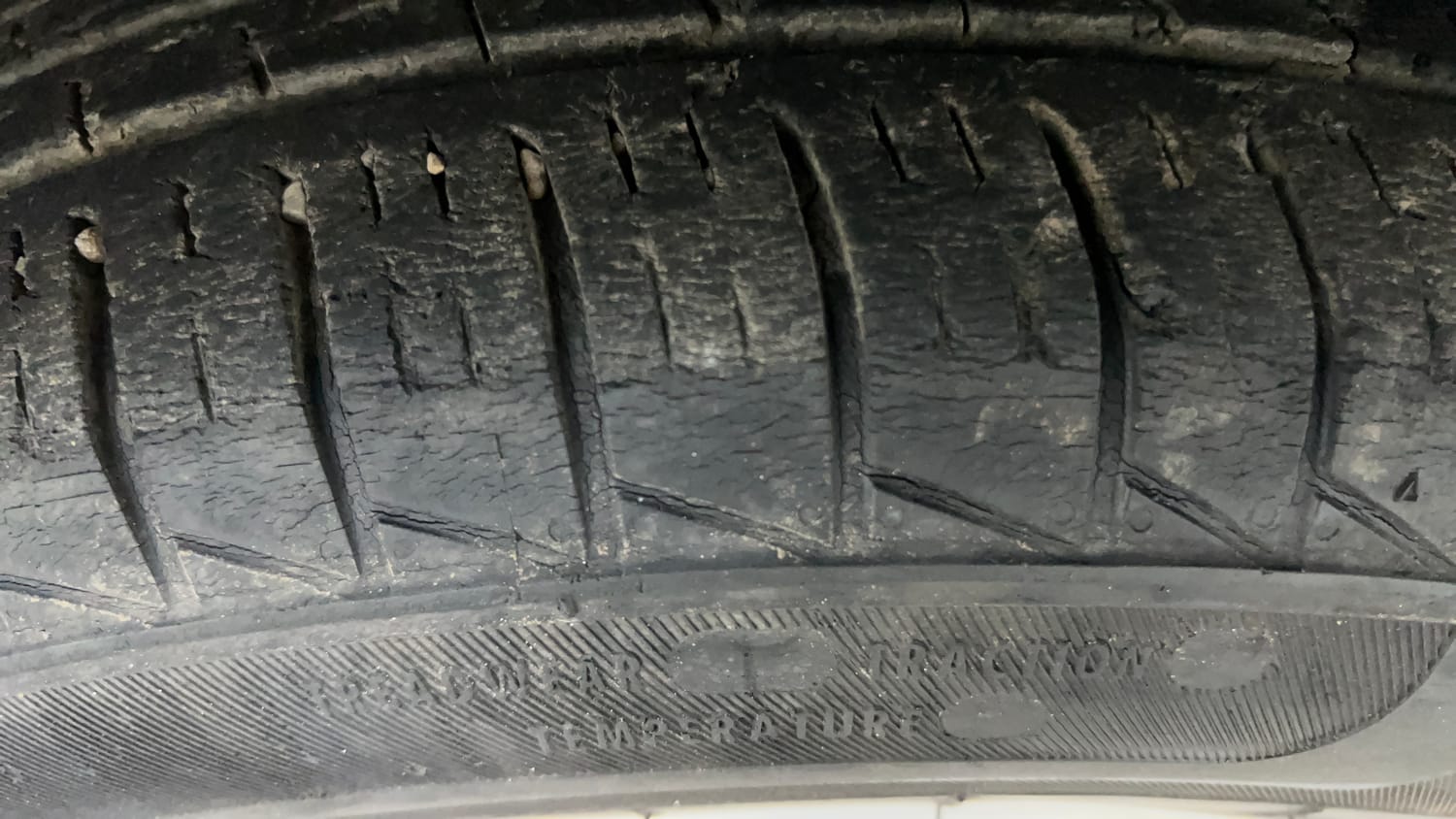 Used 2022 Renault Triber Limited Edition Petrol Manual tyres RIGHT FRONT TYRE TREAD VIEW