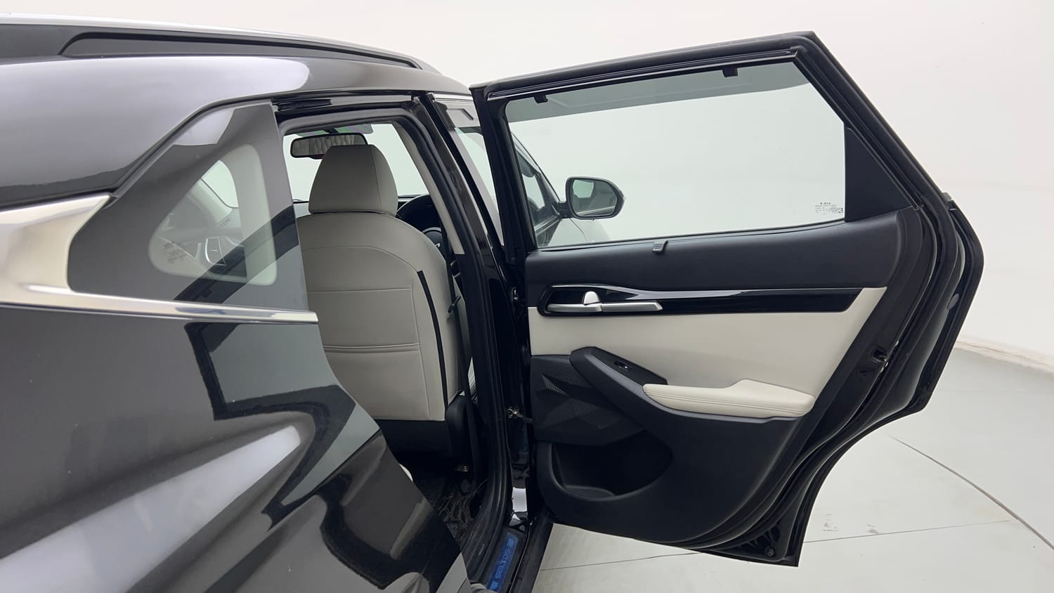 Used 2023 kia Seltos HTX 1.5 Petrol IVT Petrol Automatic interior RIGHT REAR DOOR OPEN VIEW