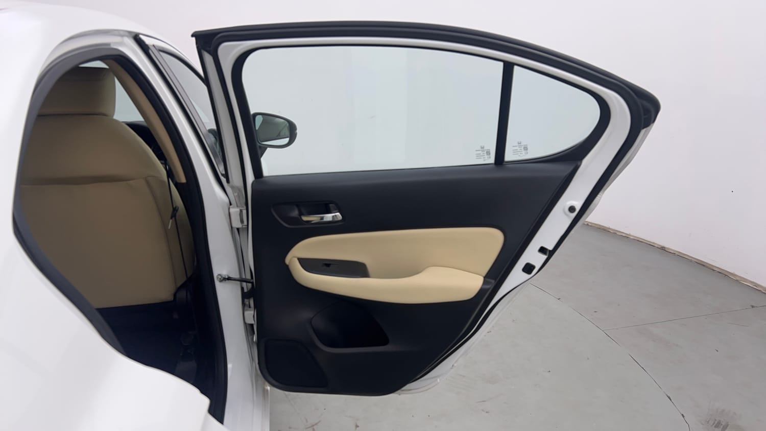 Used 2023 Honda City V Petrol CVT Petrol Automatic interior RIGHT REAR DOOR OPEN VIEW