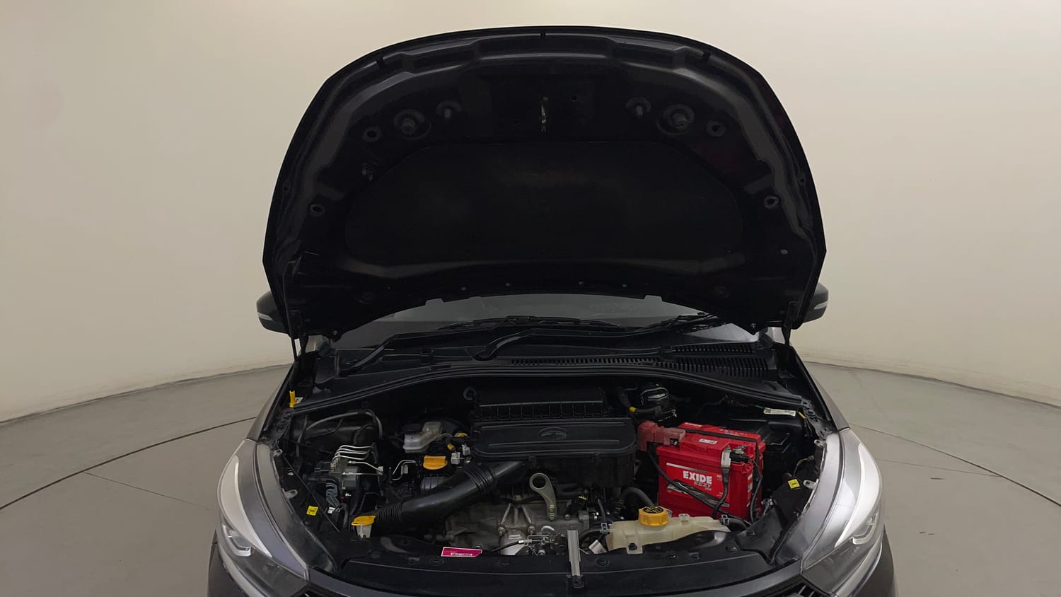 Used 2023 Tata Tiago XZ Plus Petrol Manual engine ENGINE & BONNET OPEN FRONT VIEW